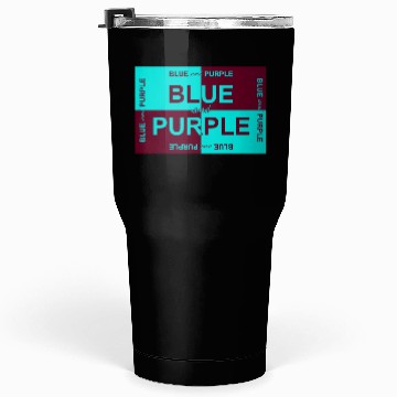 Discover Blue and Purple Design Tumblers 30 Oz