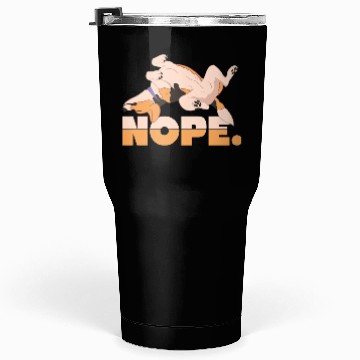 Discover Nope Lazy Beagle Dog Lover Tumblers 30 Oz