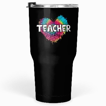 Discover Teacher, Heart Tumblers 30 Oz