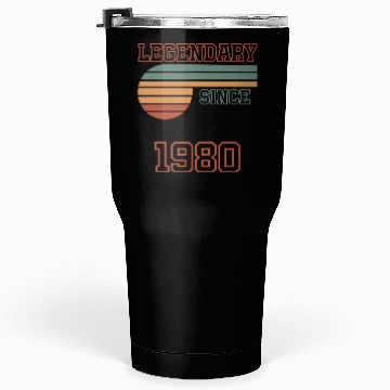 Discover 42th Birthday legendary since 1980 Tumblers 30 Oz