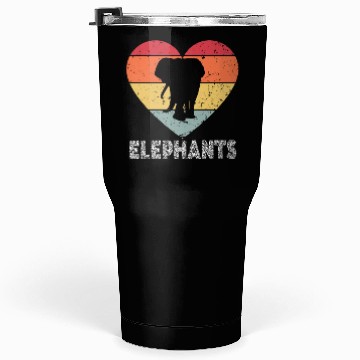Discover I Love Elephants Tumblers 30 Oz