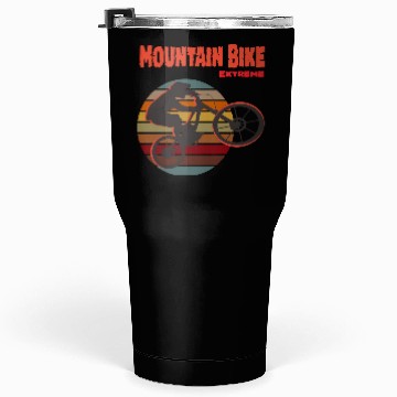Discover Mountain Biker Art Tumblers 30 Oz