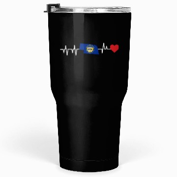 Discover Nebraska Heartbeat Gift Tumblers 30 Oz