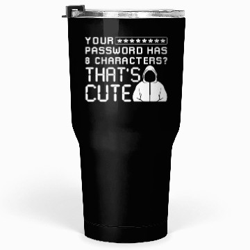 Discover Hacker Cyber Security Password Tumblers 30 Oz