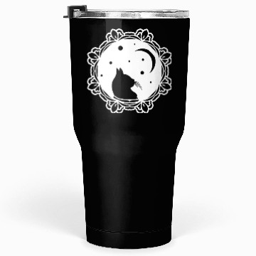 Discover Cat Moon Tumblers 30 Oz