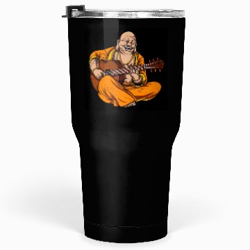 Discover Buddha Playing Guitar Tumblers 30 Oz