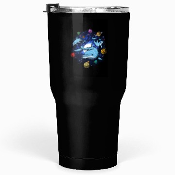 Discover Psychedelic Space Dolphins Tumblers 30 Oz