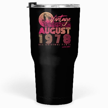 Discover Retro 1978 In August Tumblers 30 Oz