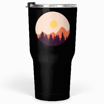 Discover sunset horizon mountains Tumblers 30 Oz