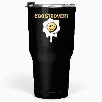 Discover Eggstrovert Happy Extrovert Fried Egg Tumblers 30 Oz