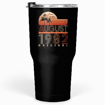 Discover 40th Birthday August 1982 Tumblers 30 Oz