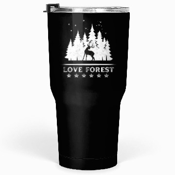 Discover Love forest deer Tumblers 30 Oz