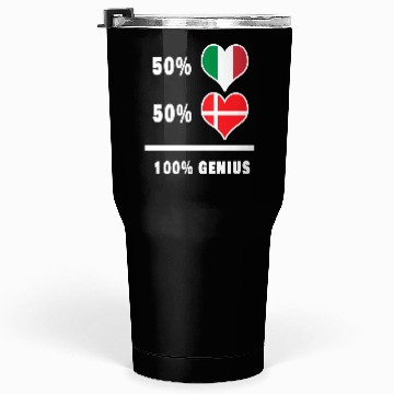 Discover Italy and Denmark genius / gift Tumblers 30 Oz