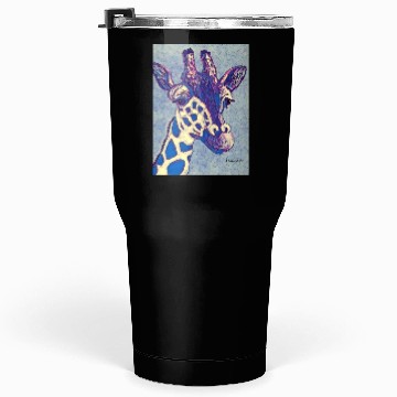 Discover Blue Giraffe Tumblers 30 Oz