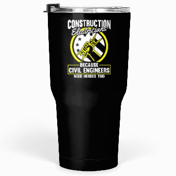 Discover Electrician Electrical Engineer Lineman Tumblers 30 Oz