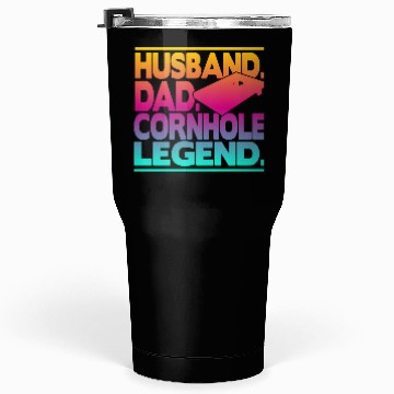 Discover Husband Dad Cornhole Legend Classic Tumblers 30 Oz