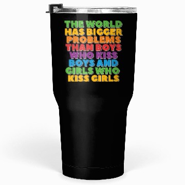 Discover Gay Pride Lesbian LGBT Rainbow Bigger problems Tumblers 30 Oz