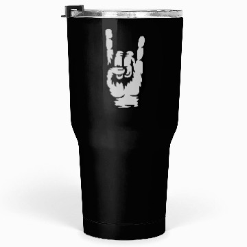 Discover Hand sign heavy metal Tumblers 30 Oz