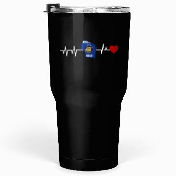Discover Wisconsin Heartbeat Gift Tumblers 30 Oz