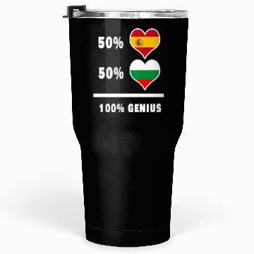 Discover Bulgaria and Spain genius / gift Tumblers 30 Oz