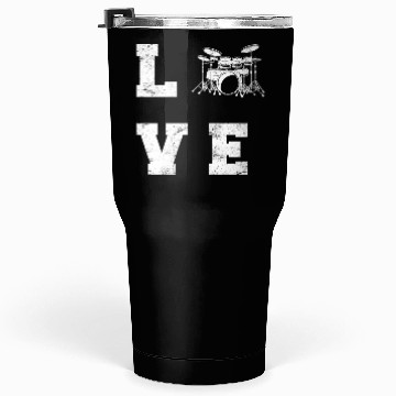 Discover Love Percussion Drums Funny Drummer Band Music Dru Tumblers 30 Oz