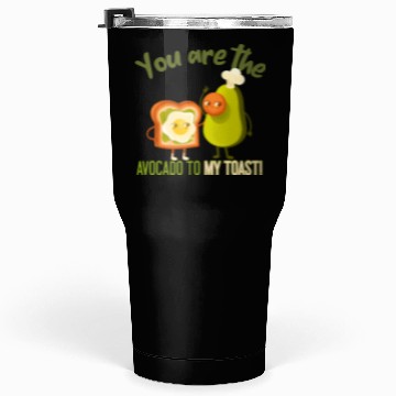 Discover You Are The Avocado To My Toast Vegan Couple Tumblers 30 Oz