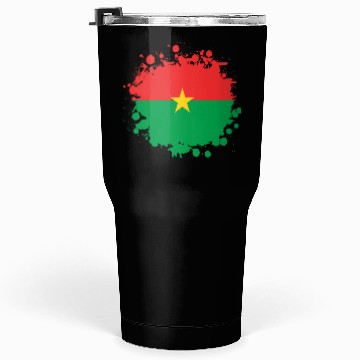 Discover Burkina Faso flags blob Tumblers 30 Oz