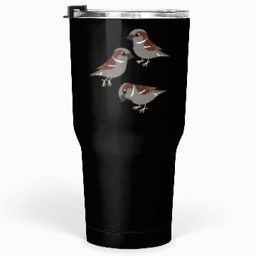 Discover Colorful Splash Flying Bird Sparrow Tumblers 30 Oz