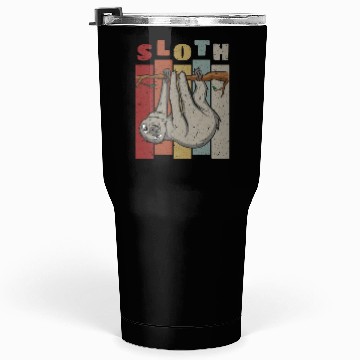 Discover Sloth Retro Tumblers 30 Oz