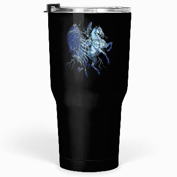 Discover Pegasus Lightning Unicorn Children Horse Tumblers 30 Oz