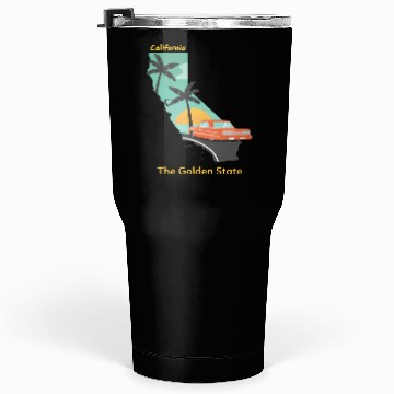Discover California The Golden State Tumblers 30 Oz