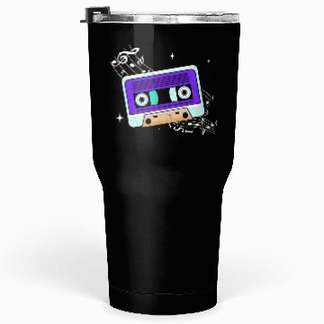Discover Old School Cassette Mixtape Music Lover Tumblers 30 Oz