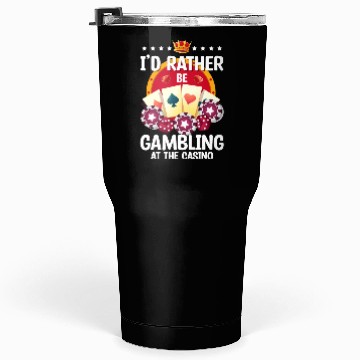 Discover Poker Blackjack Win All In Tumblers 30 Oz
