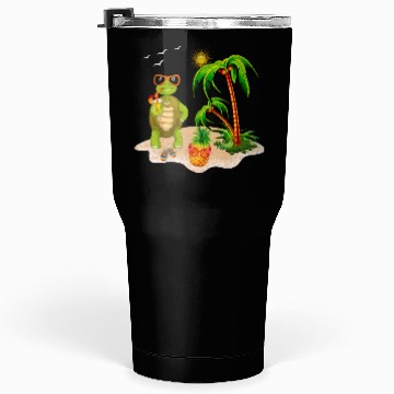 Discover Summer Turtle With Pineapple Tumblers 30 Oz