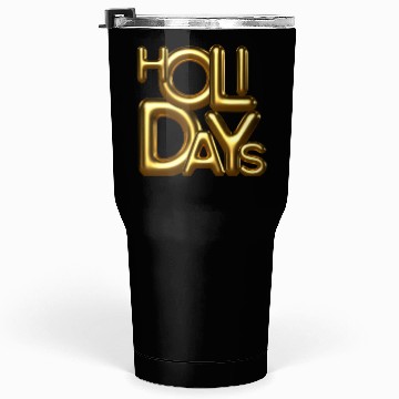 Discover Holidays gold Tumblers 30 Oz
