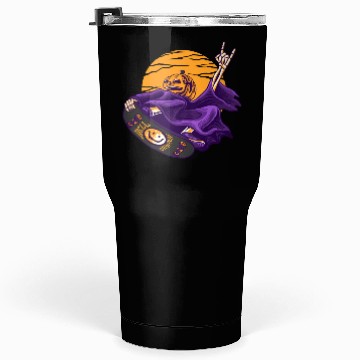 Discover GRIM REAPER SKATEBOARD Tumblers 30 Oz