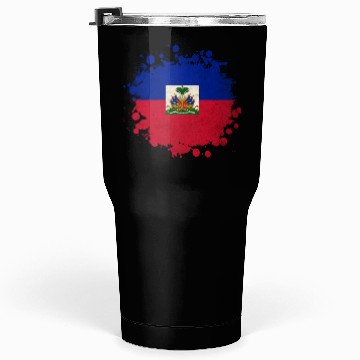 Discover Haiti flags blob Tumblers 30 Oz