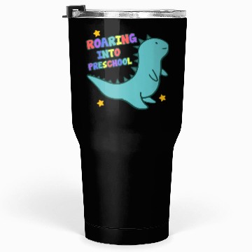 Discover Roaring Into Preschool Cute Dinosaur Back To Tumblers 30 Oz