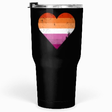 Discover Lesbian Pride Heart Flag Tumblers 30 Oz