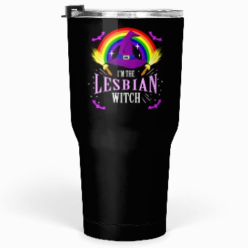Discover I m The Lesbian Witch For Halloween New Tumblers 30 Oz