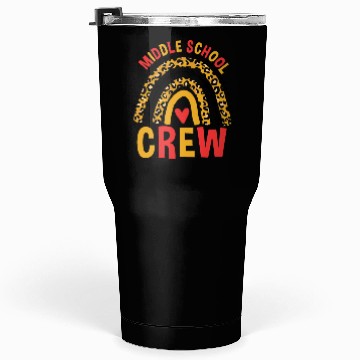 Discover Back To School Leopard Middle School Crew Tumblers 30 Oz
