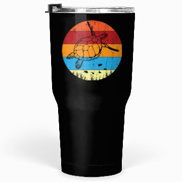 Discover Retro Sea Turtle For Turtle Lover Tumblers 30 Oz
