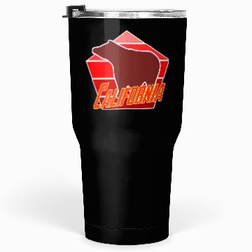 Discover California Bear Flag Tumblers 30 Oz