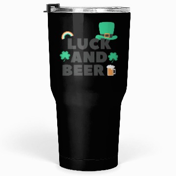 Discover St. Patrick's Day Luck and Beer Tumblers 30 Oz