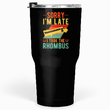 Discover Math Teacher School Bus Driver Rhombus Tumblers 30 Oz