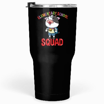 Discover Cow Back To School Elementary School Squad Tumblers 30 Oz