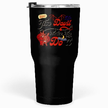 Discover Devil Make Me Do it the Evil toon funny Halloween. Tumblers 30 Oz