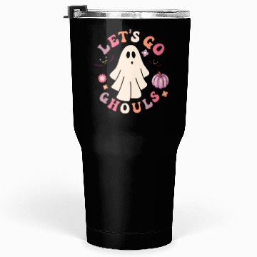 Discover Let's Go Ghouls Creepy Retro Ghost Gift For Boys Tumblers 30 Oz