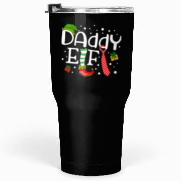Discover Daddy Elf Funny Christmas Tumblers 30 Oz