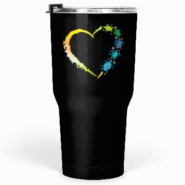 Discover Sea Turtle Heart Animal Lover Tumblers 30 Oz